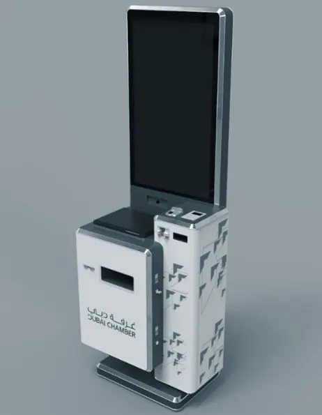 Large-screen kiosk