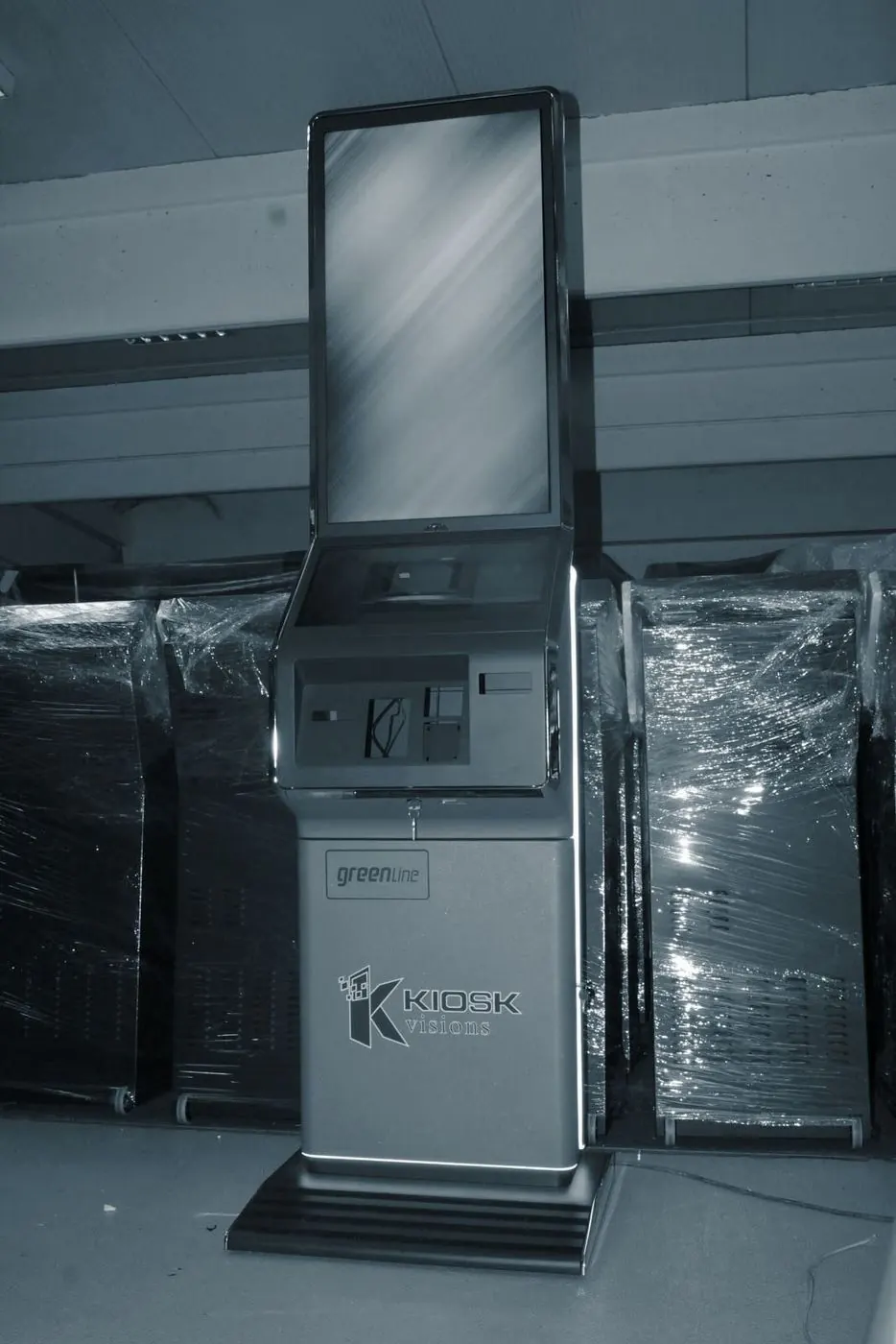 Terminal wrapped for shipping