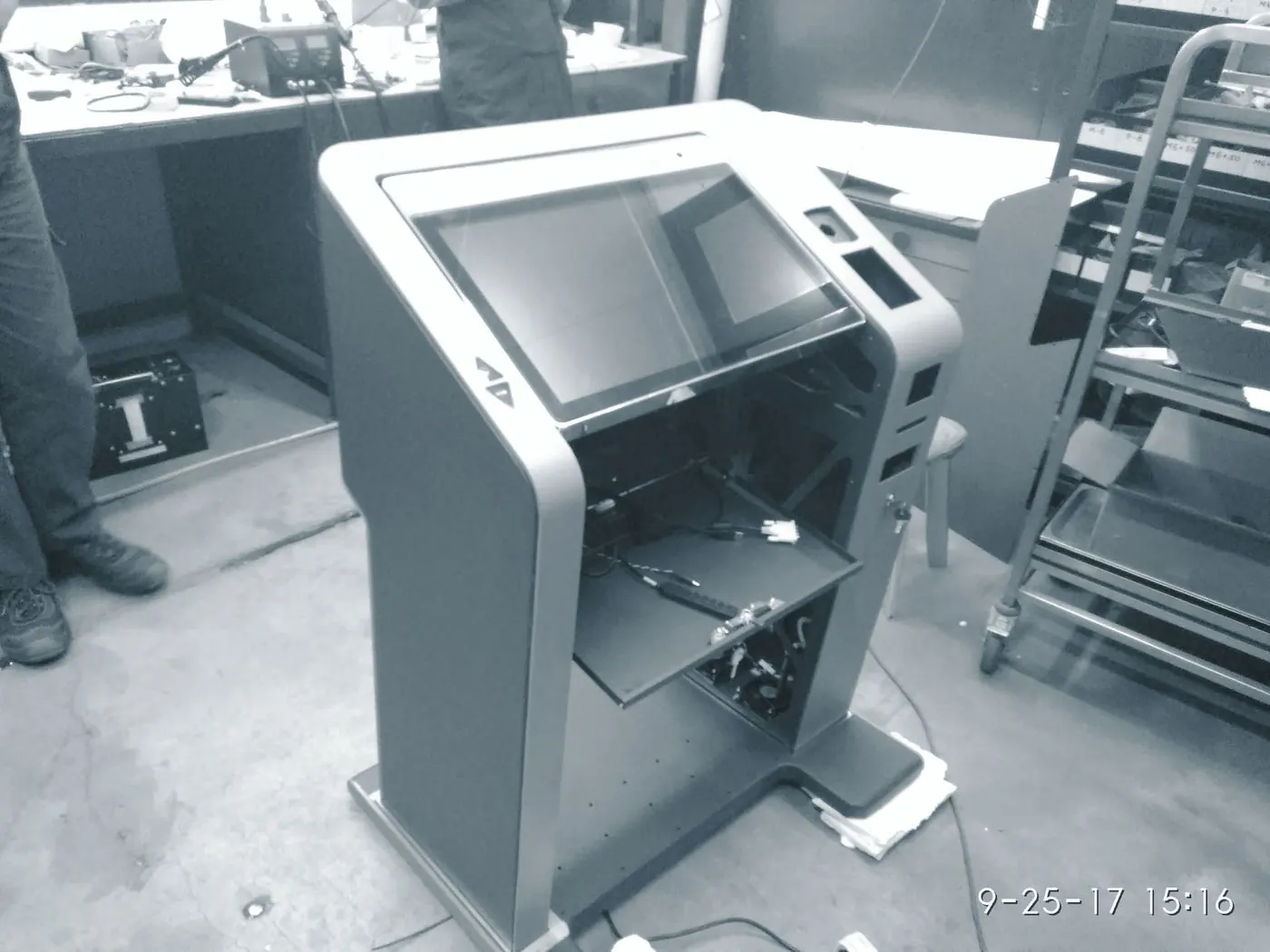 Countertop terminal, stainless